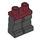 LEGO Rouge foncé Minifigure Les hanches avec Noir Jambes (73200 / 88584)