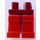 LEGO Donkerrood Minifigure Heupen met Rood Poten (73200 / 88584)