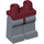 LEGO Dunkelrot Minifigure Hüften mit Sand Blau Beine (3815 / 73200)