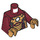 LEGO Dark Red Minifigure Iron Man Torso (973 / 76382)
