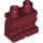 LEGO Donkerrood Minifigure Medium Poten (37364 / 107007)