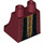 LEGO Dunkelrot Minifigure Skirt mit Albus Dumbledore Robes (36036)