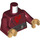 LEGO Dark Red Morgan Elsbeth with Black Minifig Torso (973 / 76382)