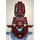 LEGO Dark Red Motorcycle Fairing with Captain America Emblems Sticker (52035)