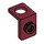 LEGO Dark Red Neck Bracket with Stud with Thinner Back Wall (42446)