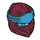 LEGO Dark Red Ninjago Wrap with Dark Azure Headband (40925)