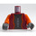 LEGO Dark Red Nute Gunray Torso (76382 / 88585)