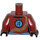 LEGO Rouge Foncé Nya - Legacy Minifigurine Torse (973 / 76382)