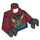 LEGO Donkerrood Nya Minifiguur Torso (973 / 76382)