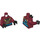 LEGO Dark Red Nya Minifig Torso (973 / 76382)