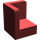 LEGO Dark Red Panel 1 x 1 Corner with Rounded Corners (6231)