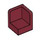 LEGO Dark Red Panel 1 x 1 Corner with Rounded Corners (6231)