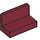 LEGO Rouge foncé Panneau 1 x 2 x 1 avec coins arrondis (4865 / 26169)