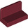 LEGO Dark Red Panel 1 x 2 x 1 with Rounded Corners (4865 / 26169)