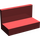 LEGO Dunkelrot Panel 1 x 2 x 1 mit quadratischen Ecken (4865 / 30010)