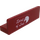 LEGO Dark Red Panel 1 x 4 with Rounded Corners with Spirit of Luis and Eagle (Left) Sticker (15207)