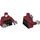 LEGO Dunkelrot Pillager Minifig Torso (973 / 76382)
