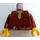 LEGO Mørkerød Plaid Skjorte Torso (973 / 76382)