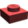 LEGO Rouge foncé assiette 1 x 1 (3024 / 30008)