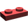 LEGO Dark Red Plate 1 x 2 (3023)