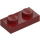 LEGO Dark Red Plate 1 x 2 (3023 / 28653)