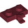 LEGO Dark Red Plate 1 x 2 with Horizontal Clip (11476 / 65458)