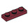 LEGO Rouge Foncé assiette 1 x 3 (3623)