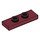 LEGO Dunkelrot Platte 1 x 3 mit 2 Bolzen (34103)