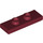 LEGO Dark Red Plate 1 x 3 with 2 Studs (34103)