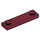 LEGO Dark Red Plate 1 x 4 with Two Studs with Groove (41740)