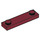 LEGO Dark Red Plate 1 x 4 with Two Studs without Groove (92593)