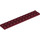 LEGO Dark Red Plate 2 x 12 (2445)