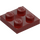 LEGO Dark Red Plate 2 x 2 (3022 / 94148)