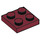LEGO Rouge foncé assiette 2 x 2 (3022 / 94148)