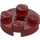 LEGO Dark Red Plate 2 x 2 Round with Axle Hole (with &#039;+&#039; Axle Hole) (4032)