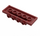 LEGO Rosso scuro Piastra 2 x 6 x 0.7 con 4 Bottoncini su Lato (72132 / 87609)