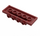 LEGO Donkerrood Plaat 2 x 6 x 0.7 met 4 Studs Aan Kant (72132 / 87609)