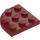 LEGO Dark Red Plate 3 x 3 Round Corner (30357)