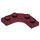 LEGO Dark Red Plate 3 x 3 Rounded Corner (68568)