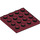 LEGO Dark Red Plate 4 x 4 (3031)