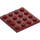 LEGO Dark Red Plate 4 x 4 (3031)