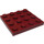 LEGO Rouge foncé assiette 4 x 4 (3031)