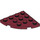 LEGO Dark Red Plate 4 x 4 Round Corner (30565)