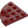 LEGO Dark Red Plate 4 x 4 Round Corner (30565)