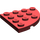LEGO Dark Red Plate 4 x 4 Round Corner (30565)