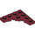 LEGO Dark Red Plate 4 x 4 with Circular Cut Out (35044)