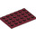 LEGO Dark Red Plate 4 x 6 (3032)