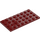 LEGO Dark Red Plate 4 x 8 (3035)