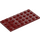 LEGO Dark Red Plate 4 x 8 (3035)