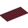 LEGO Dark Red Plate 6 x 12 (3028)